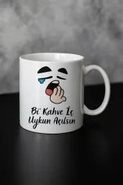 Uykun Açılsın Yazılı Baskılı Kupa Bardak